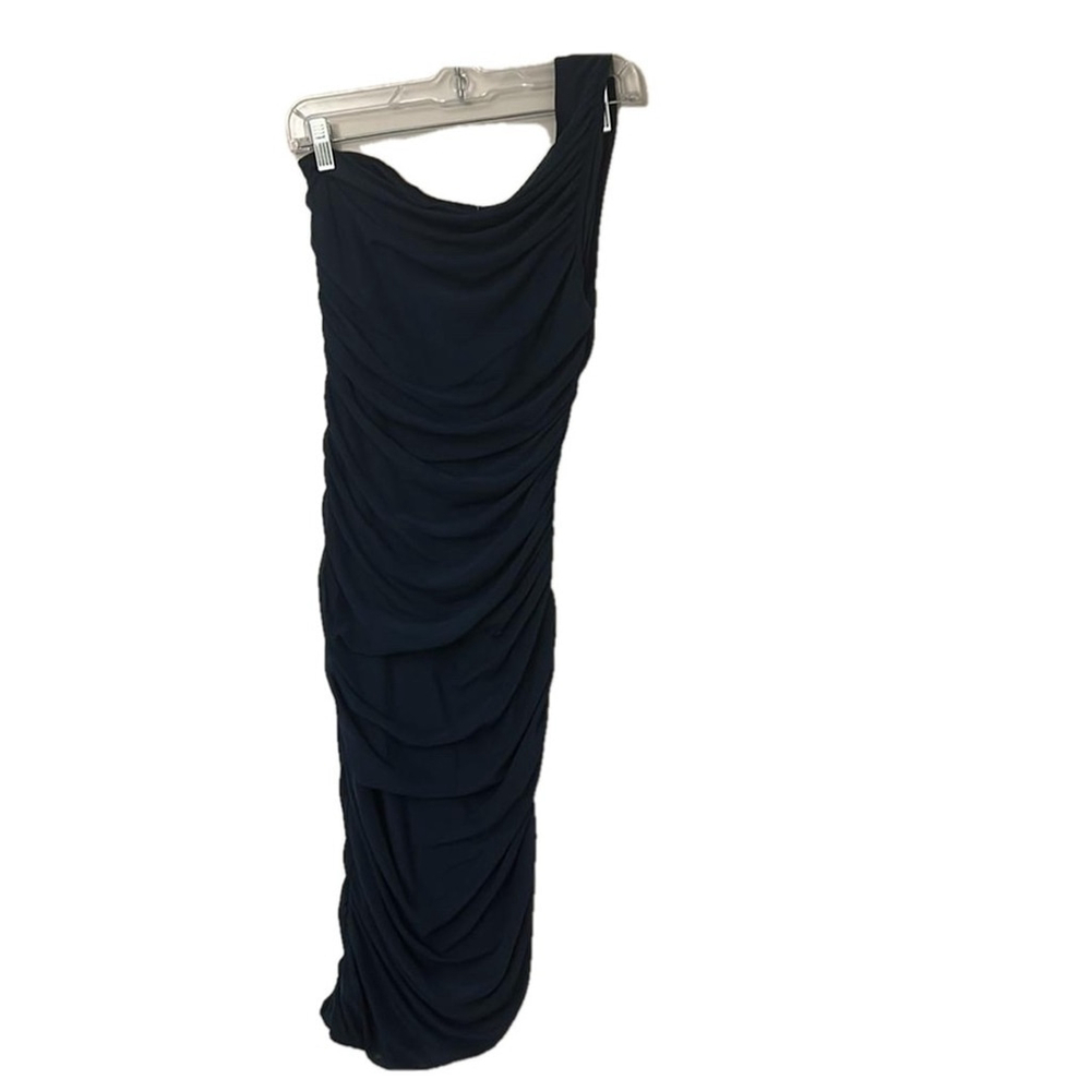 NWT PRETTYGARDEN Women's Ruched One Shoulder Sleeveless Bodycon Dress - Picture 6 of 8